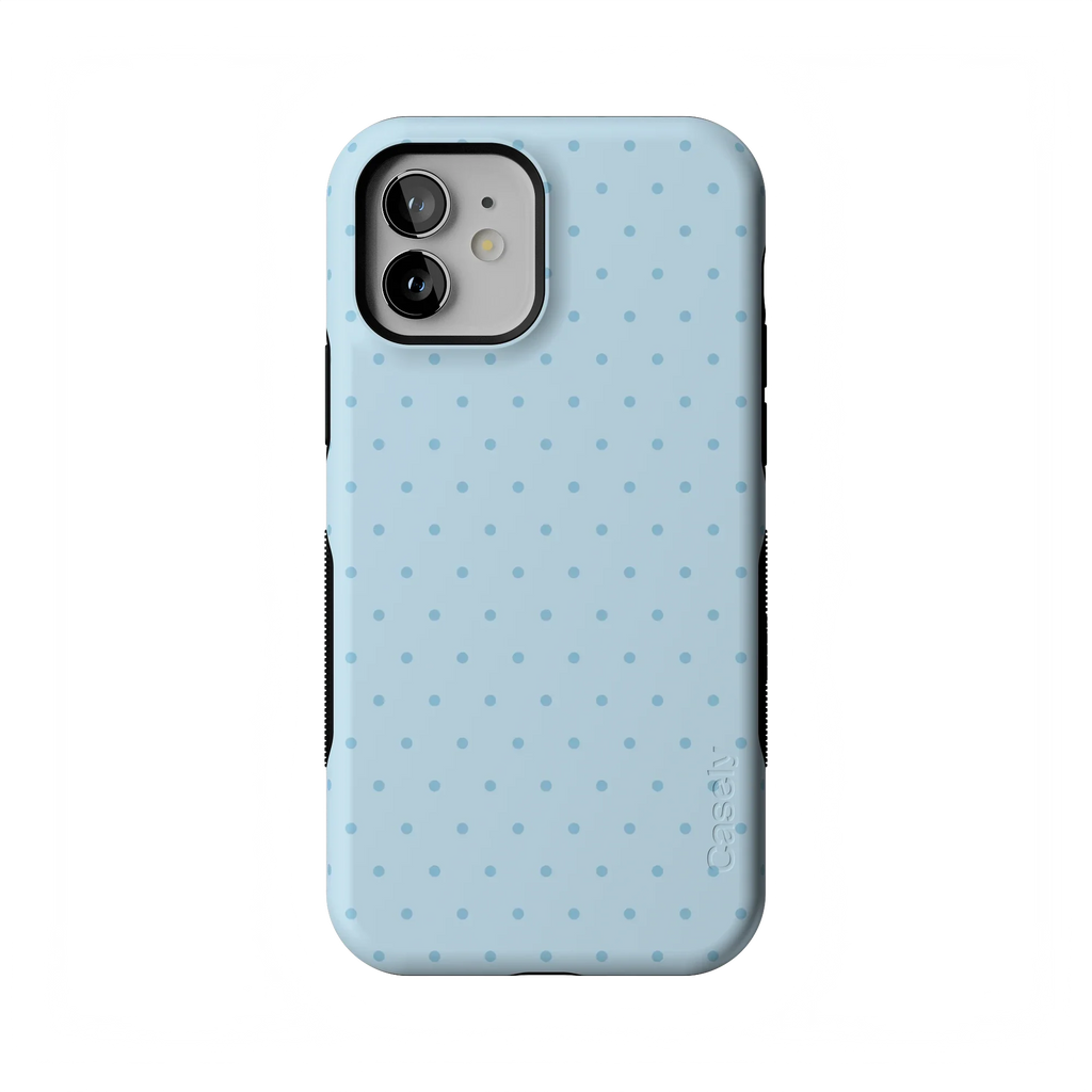 On the Dot | Blue Monochrome Polka Dot Case