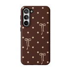 Teddy Bows | Brown Polka Dot Case