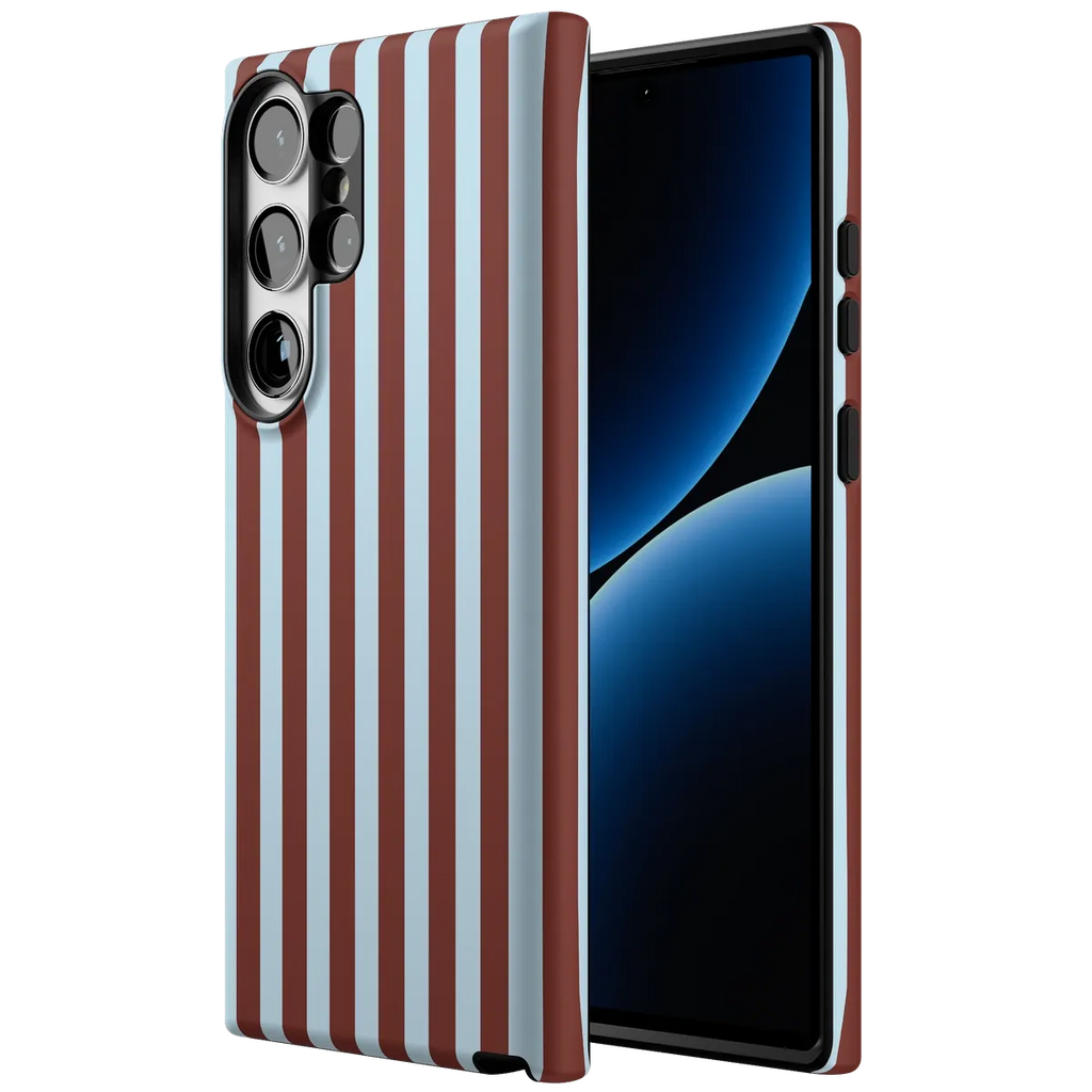 Sunday in Brooklyn | Blue Stripes Case