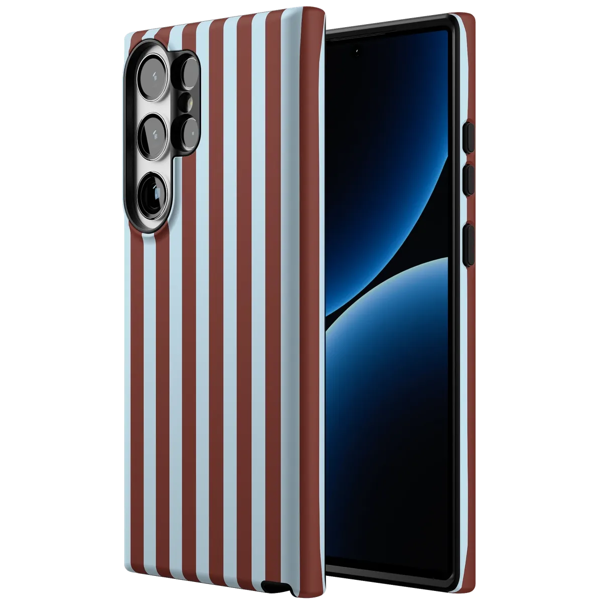 Sunday in Brooklyn | Blue Stripes Case