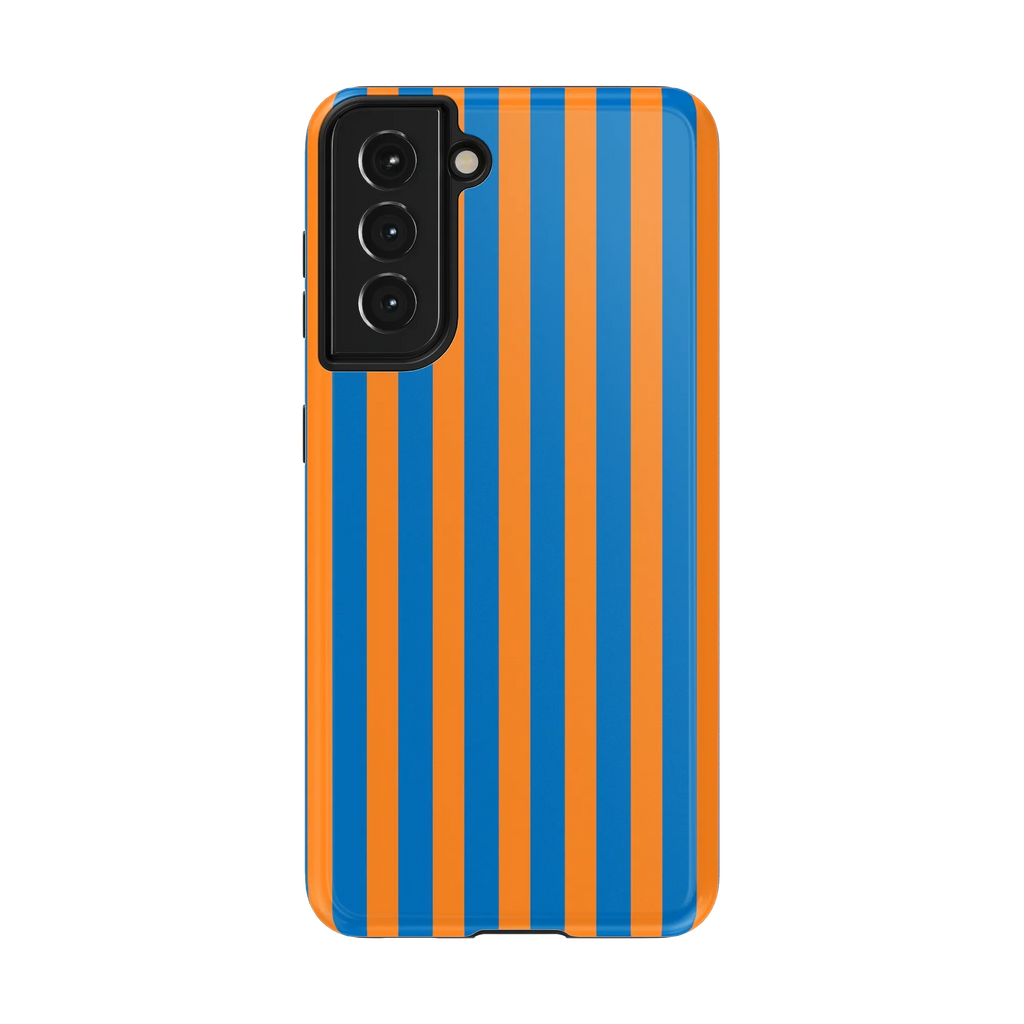 Go New York | Blue & Orange Stripes Case