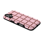 Uptown Gridlock | Pink Checkerboard Case
