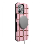 Uptown Gridlock | Pink Checkerboard Case