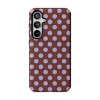Spotted in SoHo | Burgundy Polka Dot Case