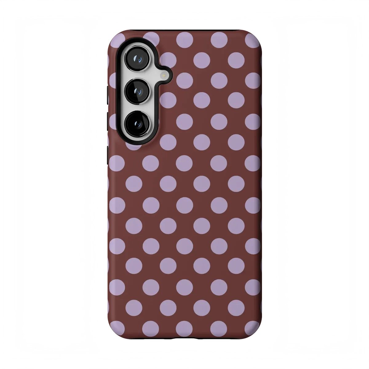 Spotted in SoHo | Burgundy Polka Dot Case