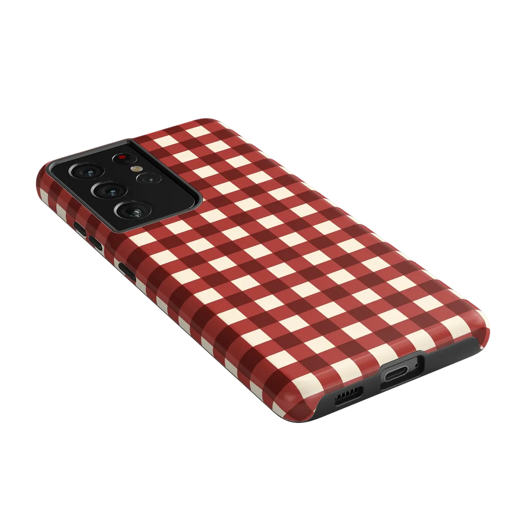 Checked Twice | Red Plaid Case