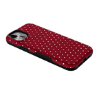On the Dot | Maroon Polka Dot Case