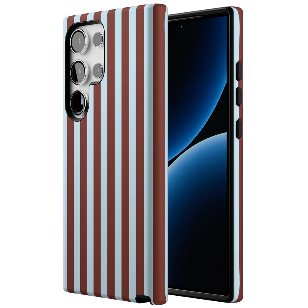 Sunday in Brooklyn | Blue Stripes Case