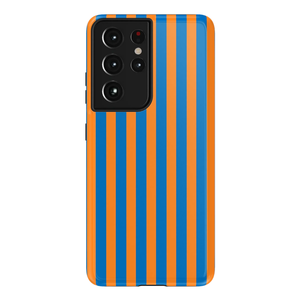 Go New York | Blue & Orange Stripes Case
