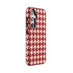 Scarlet Stitch | Red Houndstooth Case