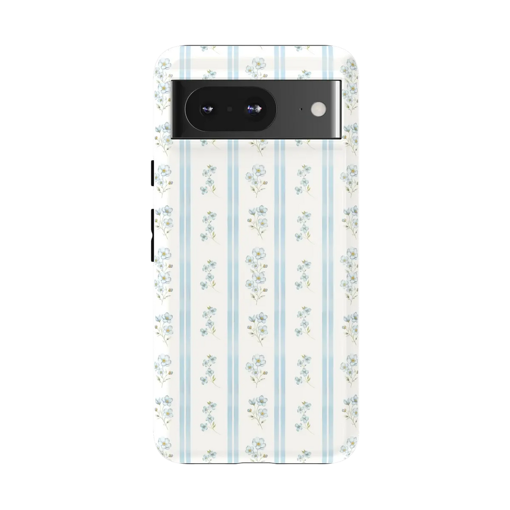 Cottage Stripe | Blue Floral Case