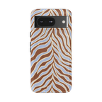 Untamed | Brown & Blue Zebra Case