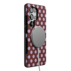 Spotted in SoHo | Burgundy Polka Dot Case