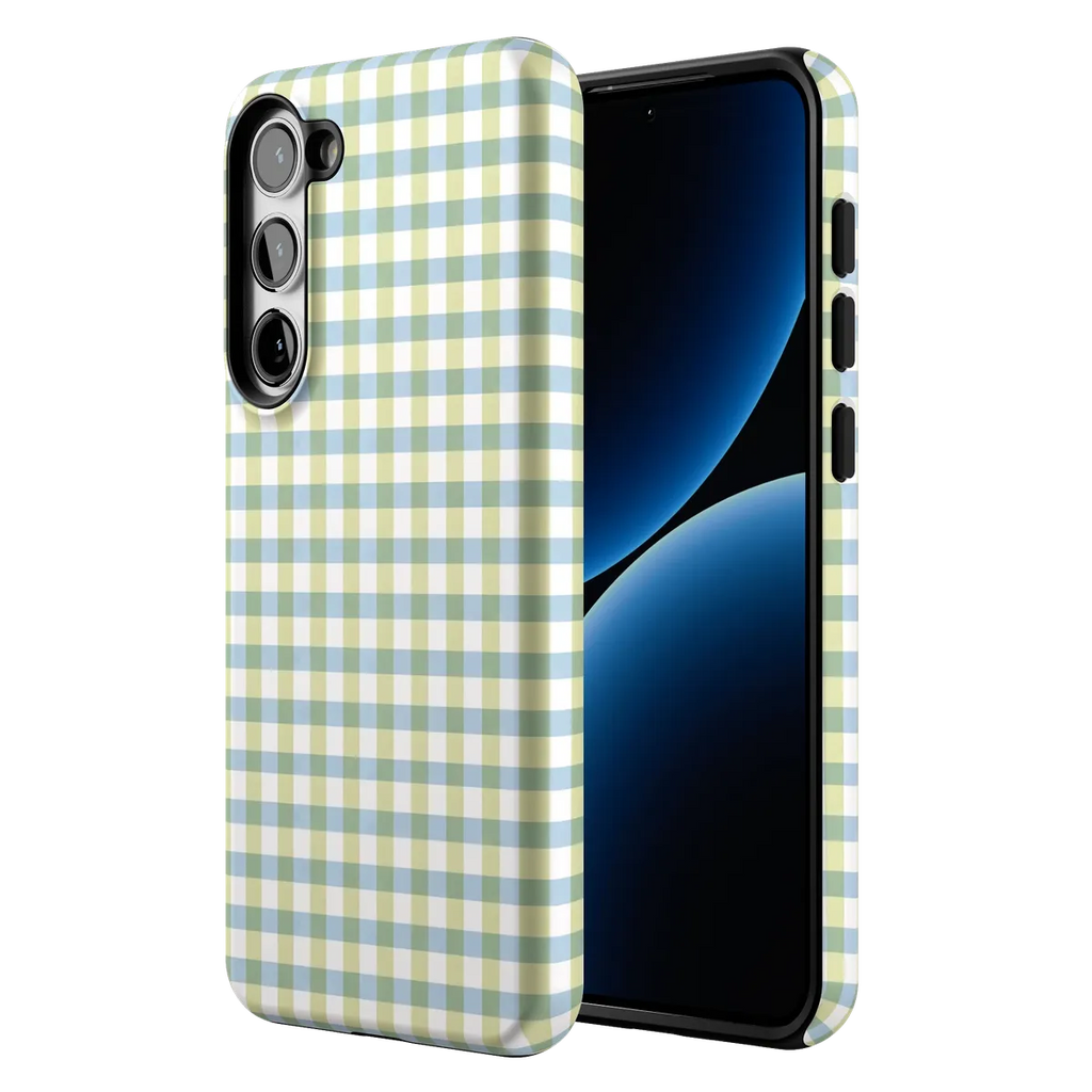 Pastel Picnic | Blue & Green Gingham Case
