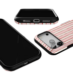 Pretty in Pastel | Blush Stripes Case