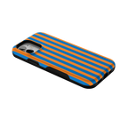 Go New York | Blue & Orange Stripes Case