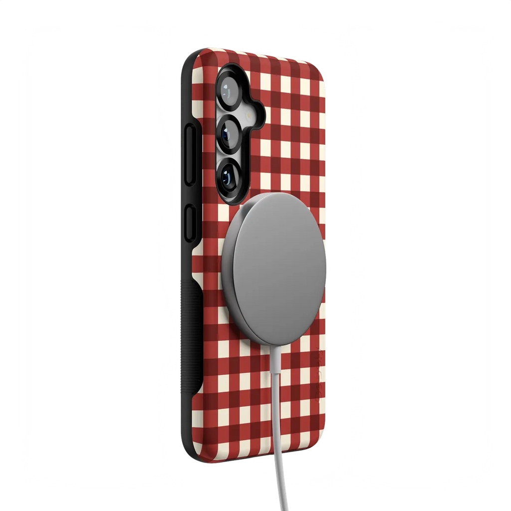 Checked Twice | Red Plaid Case