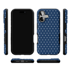 On the Dot | Navy Polka Dot Case