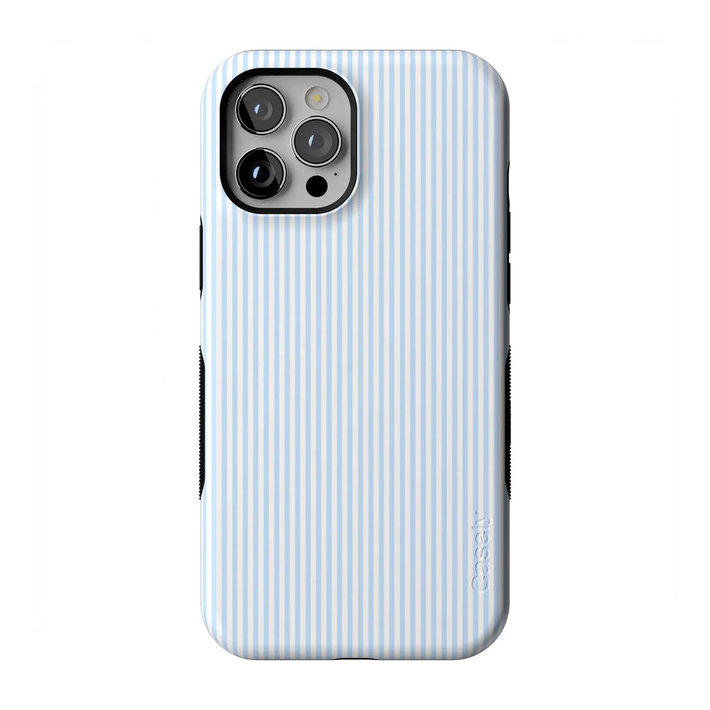 Stripes and the City | Light Blue Pinstripe Case
