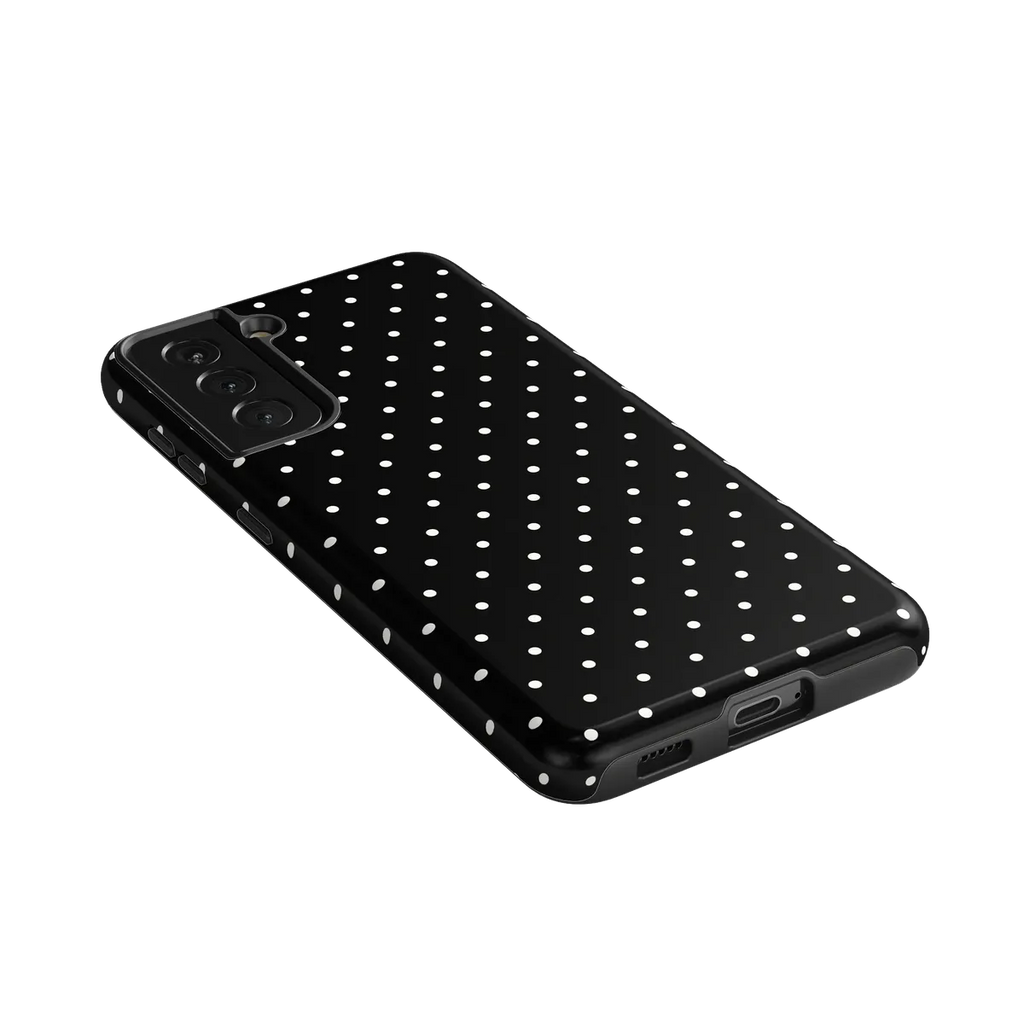 On the Dot | White Polka Dot Case