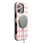 Queen of Diamonds | Pink Watercolor Case