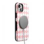 Queen of Diamonds | Pink Watercolor Case