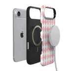 Queen of Diamonds | Pink Watercolor Case