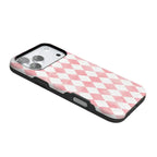 Queen of Diamonds | Pink Watercolor Case
