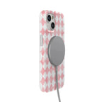 Queen of Diamonds | Pink Watercolor Case