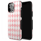 Queen of Diamonds | Pink Watercolor Case