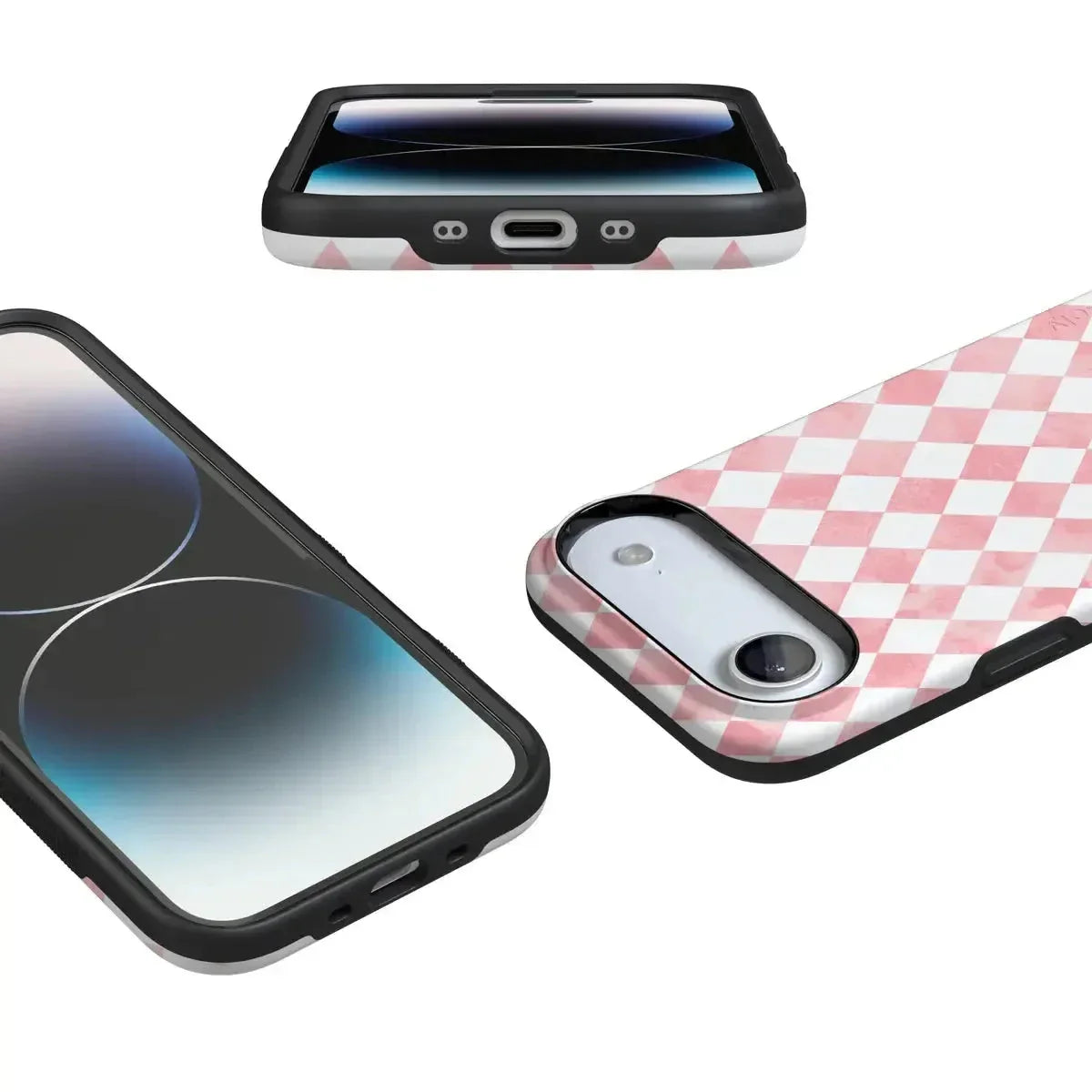 Queen of Diamonds | Pink Watercolor Case