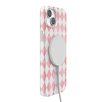 Queen of Diamonds | Pink Watercolor Case