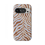 Untamed | Brown & Blue Zebra Case