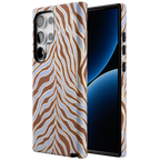 Untamed | Brown & Blue Zebra Case