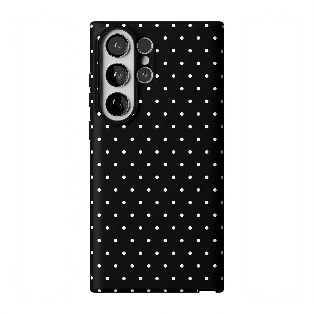 On the Dot | White Polka Dot Case