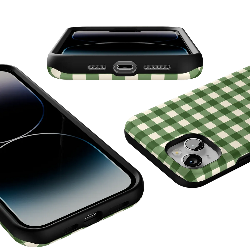 Checked Twice | Green Plaid Case