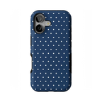 On the Dot | Navy Polka Dot Case
