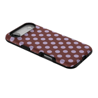 Spotted in SoHo | Burgundy Polka Dot Case