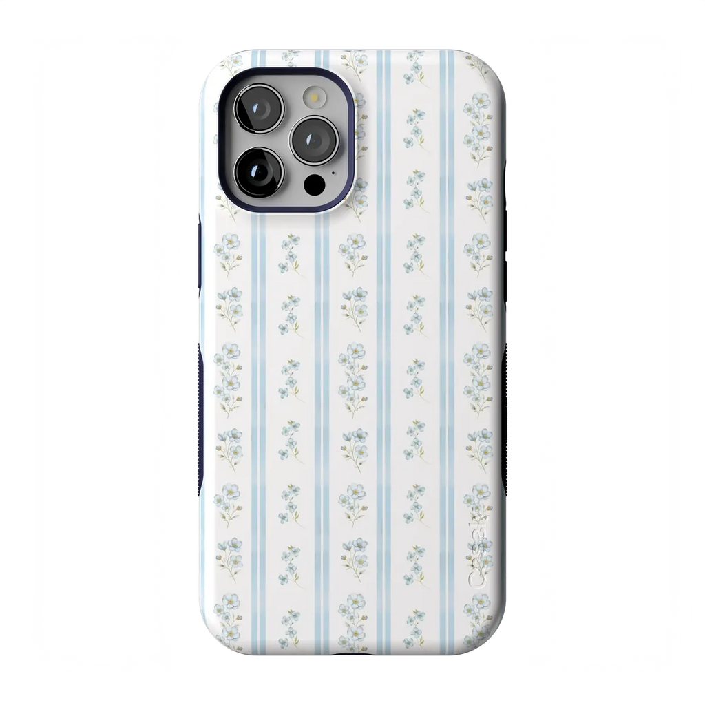 Cottage Stripe | Blue Floral Case