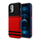 Storm Warning | Black & Red Stripes Case