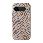 Untamed | Brown & Blue Zebra Case