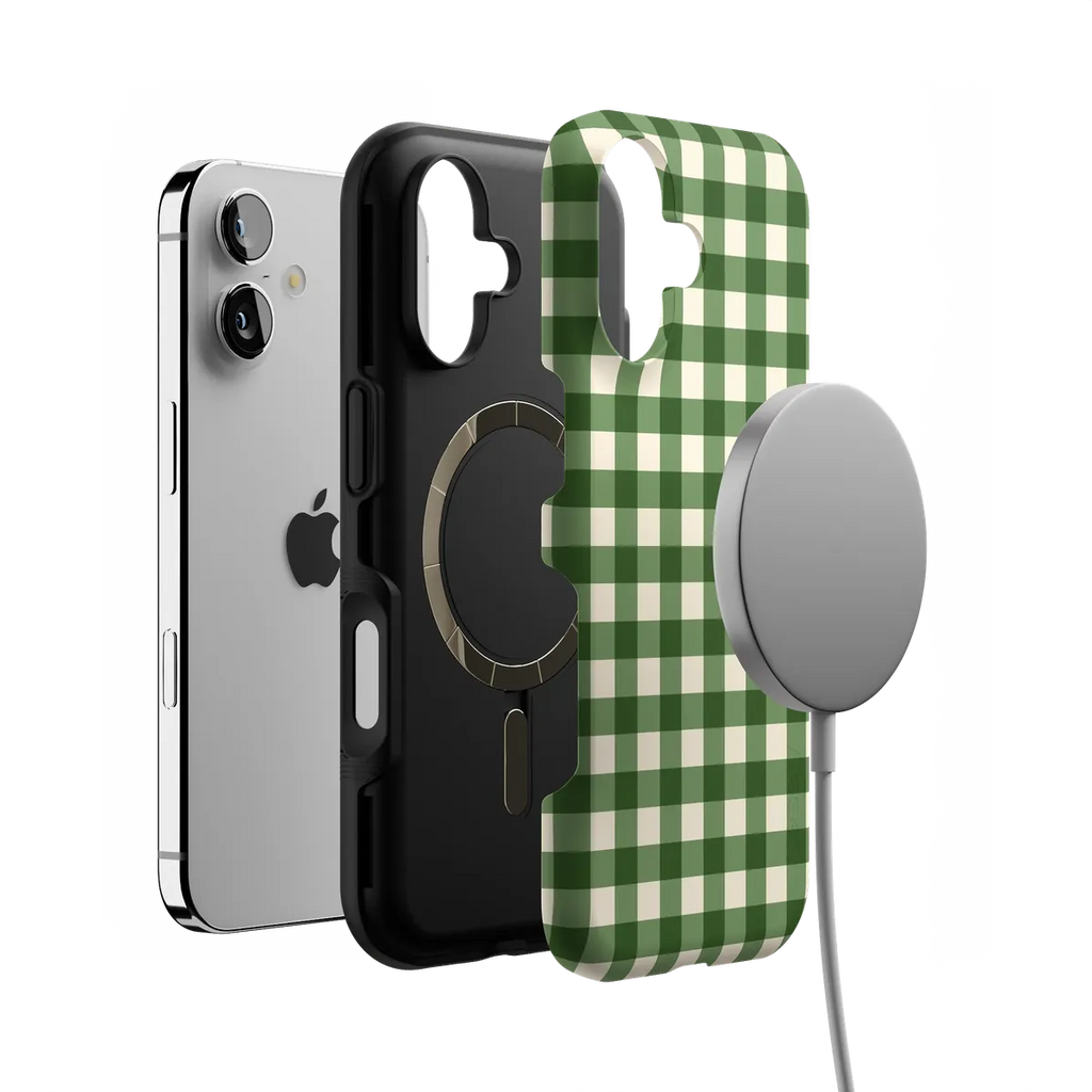 Checked Twice | Green Plaid Case