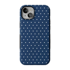 On the Dot | Navy Polka Dot Case