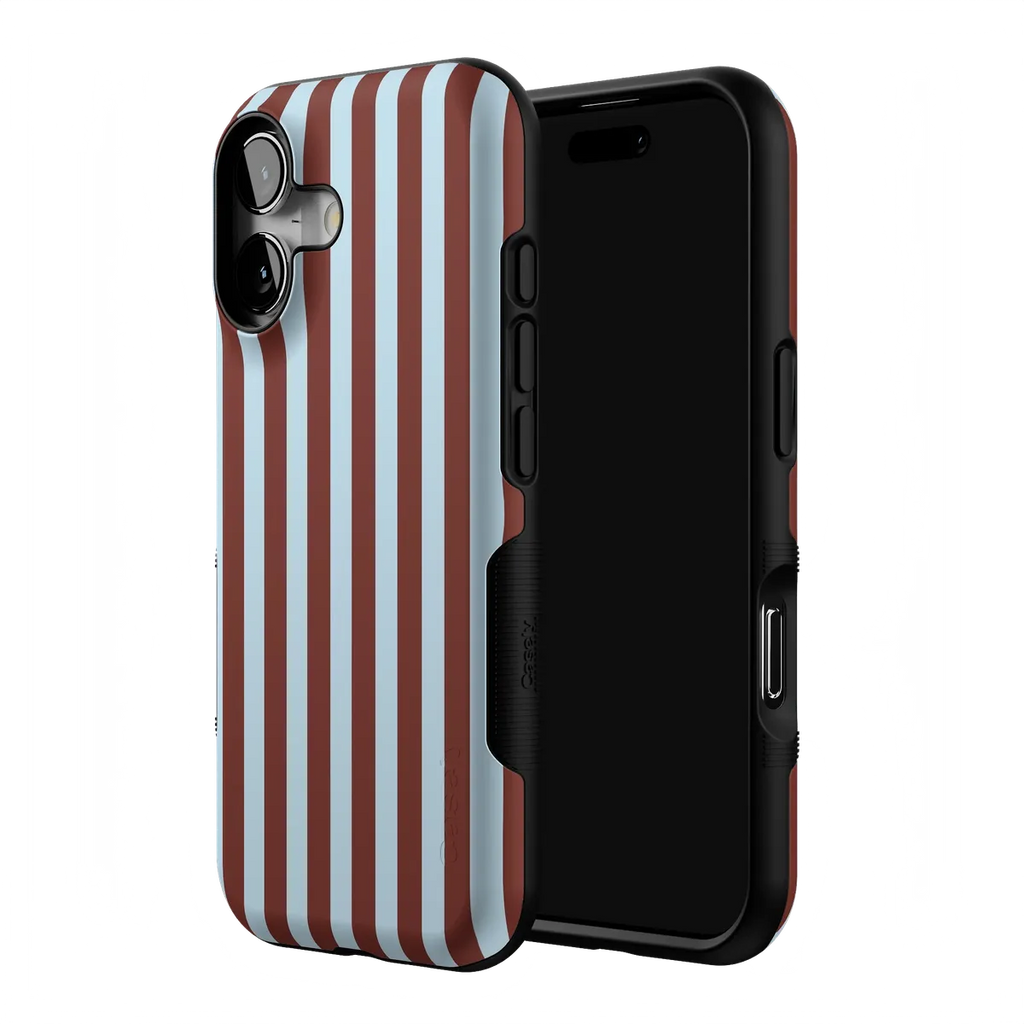 Sunday in Brooklyn | Blue Stripes Case