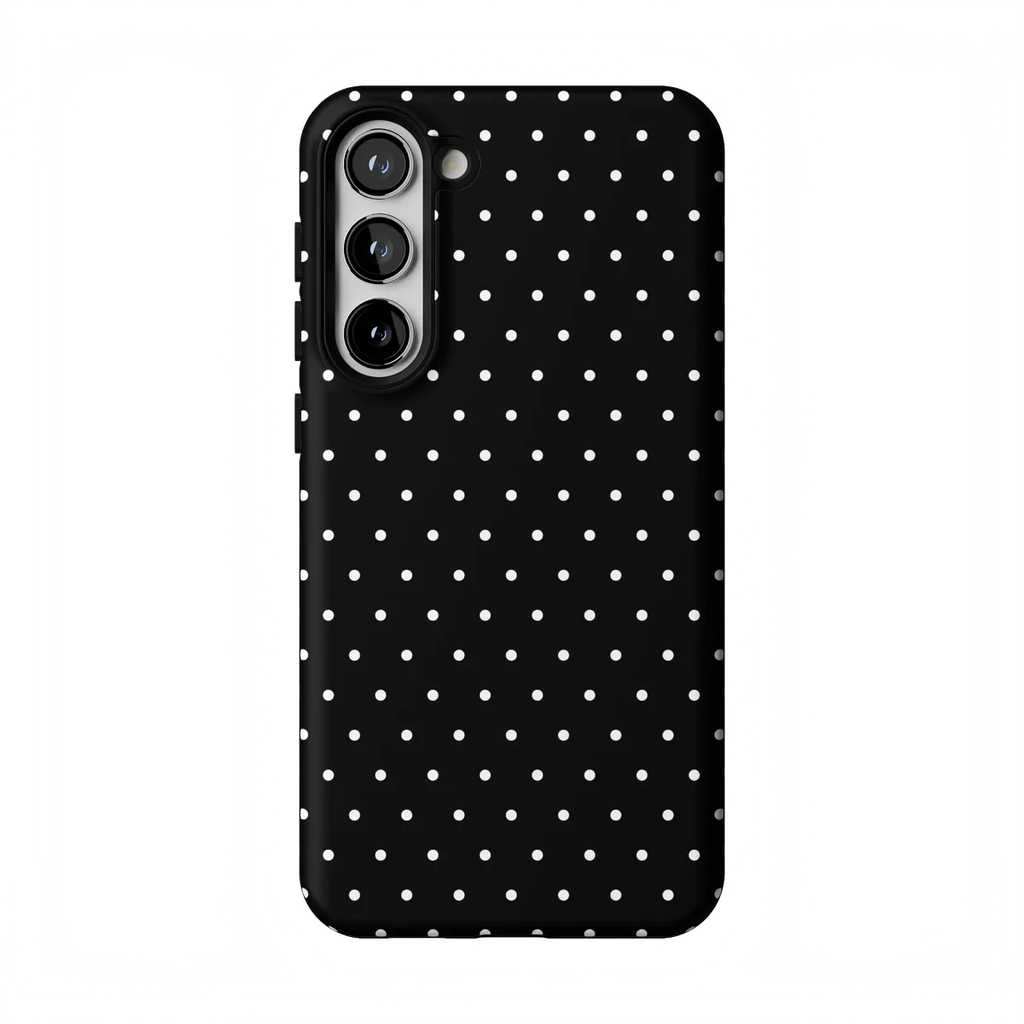 On the Dot | White Polka Dot Case