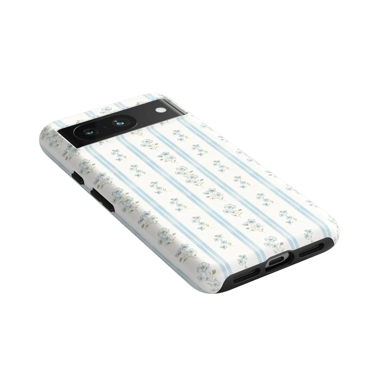 Cottage Stripe | Blue Floral Case