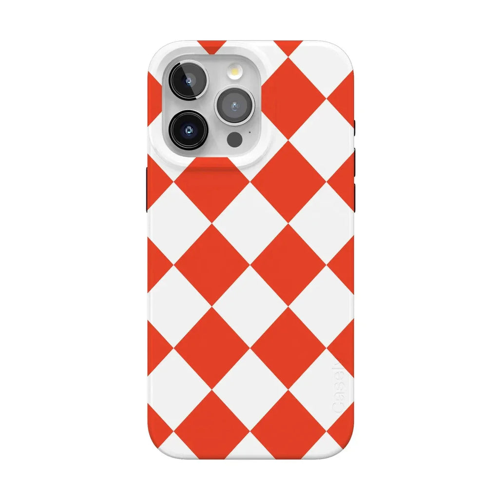 Red Checkerboard | High Contrast Design Case