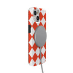 Red Checkerboard | High Contrast Design Case