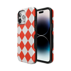 Red Checkerboard | High Contrast Design Case