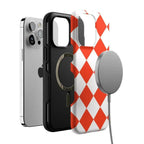 Red Checkerboard | High Contrast Design Case